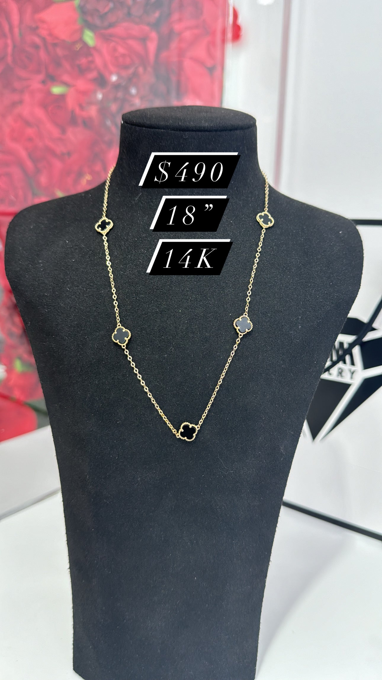 14K Flower Necklace