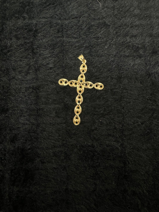 14K Cross Charm