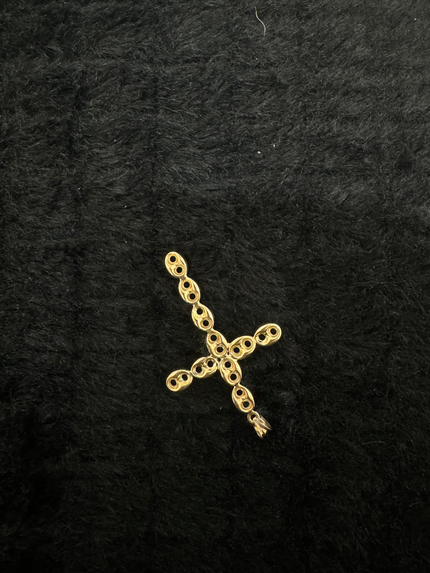 14K Cross Charm