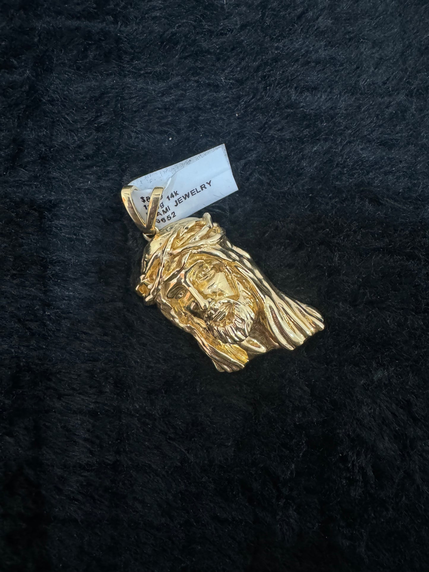 14Kt Jesus Charm