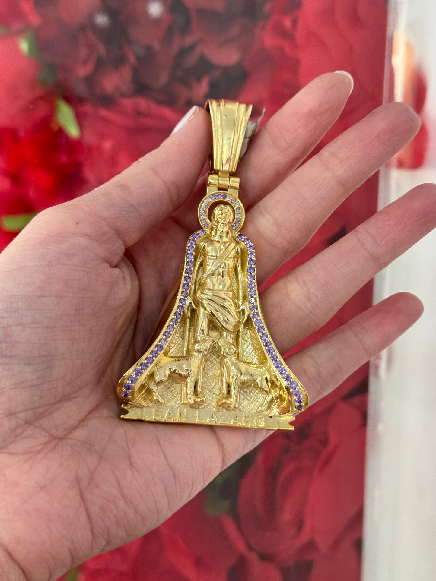 10K Large San Lazaro Charm