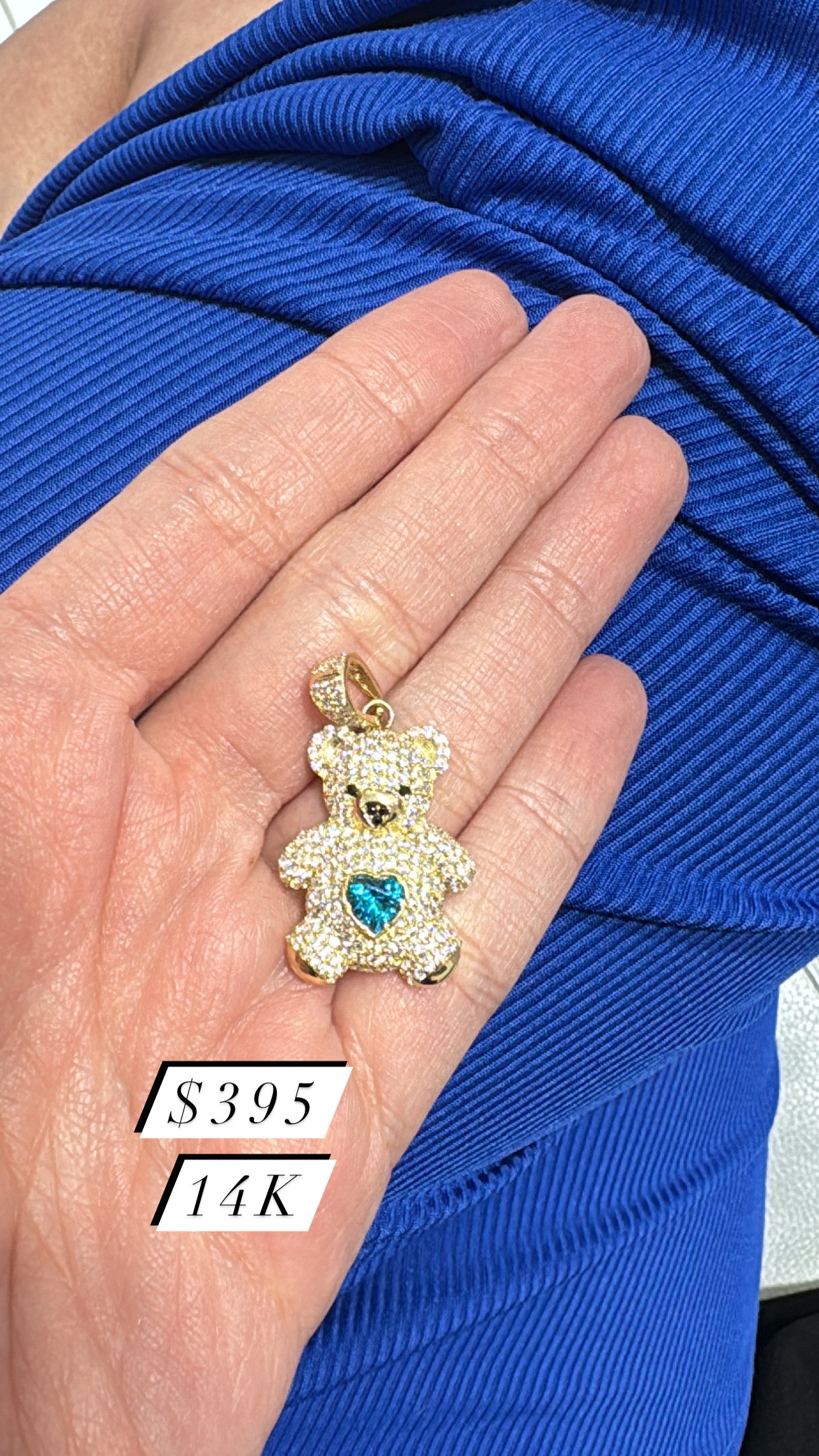 14K Bear Charm