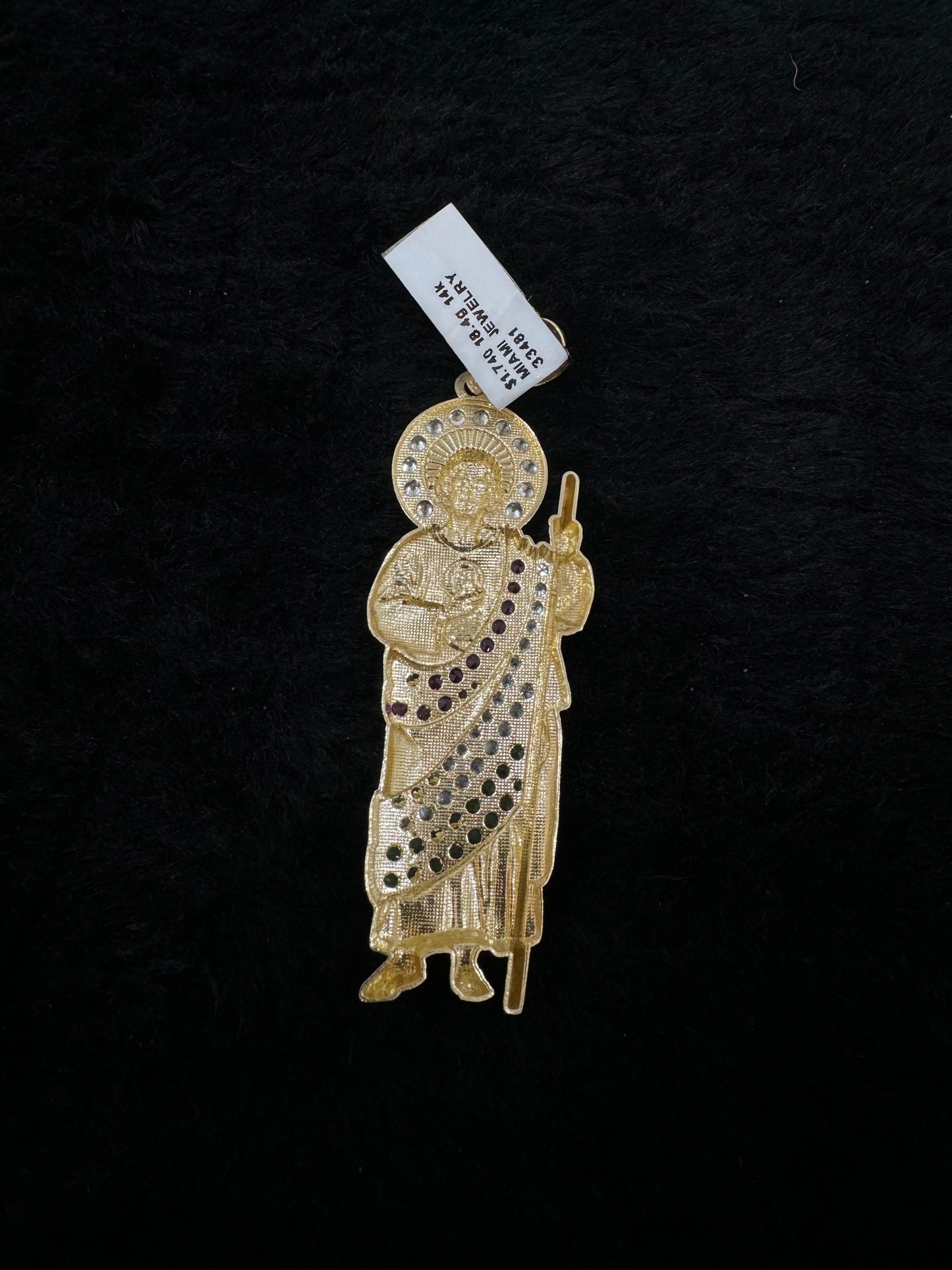 14K San Judas Charm