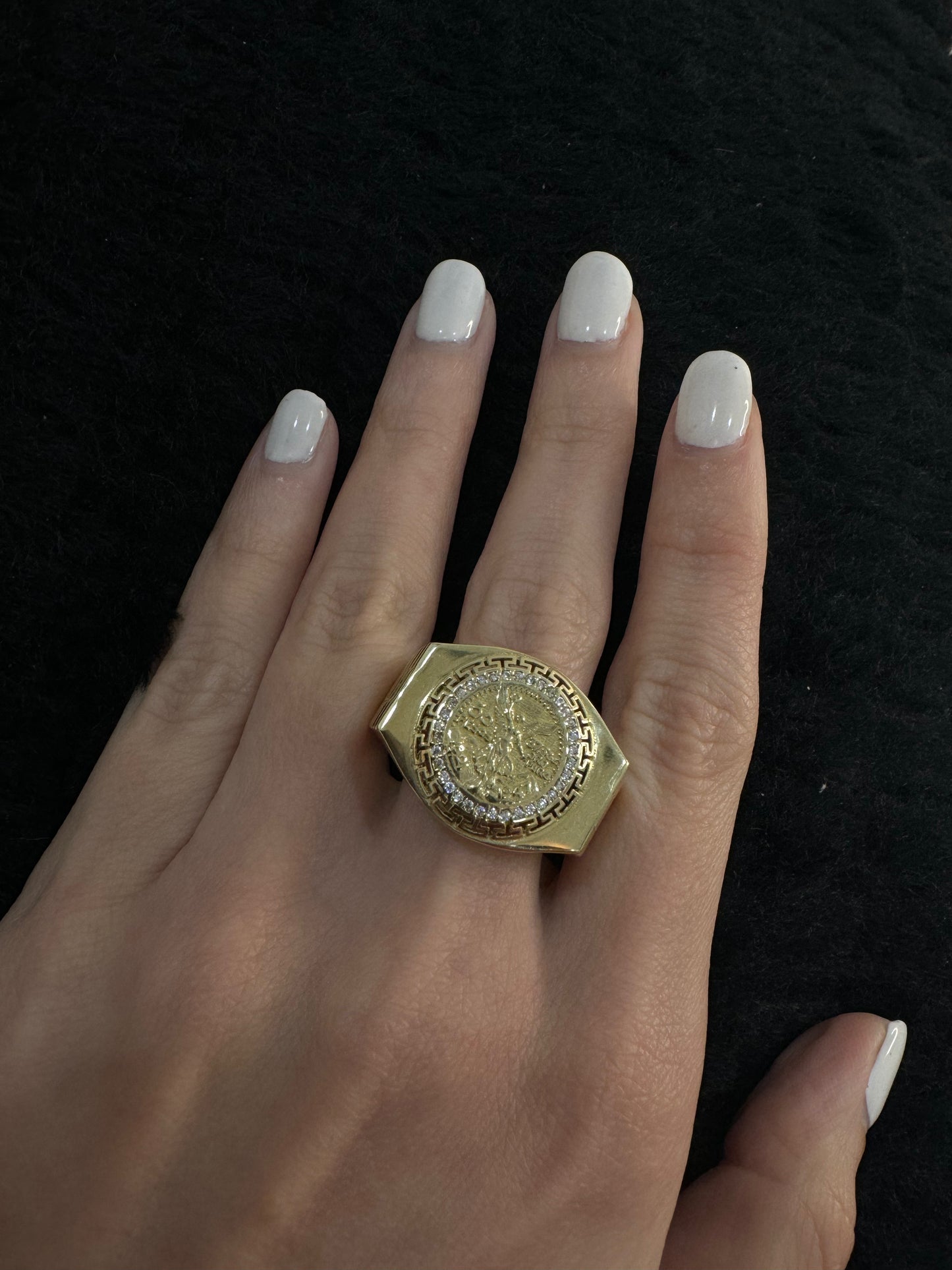 14K Centenario Ring