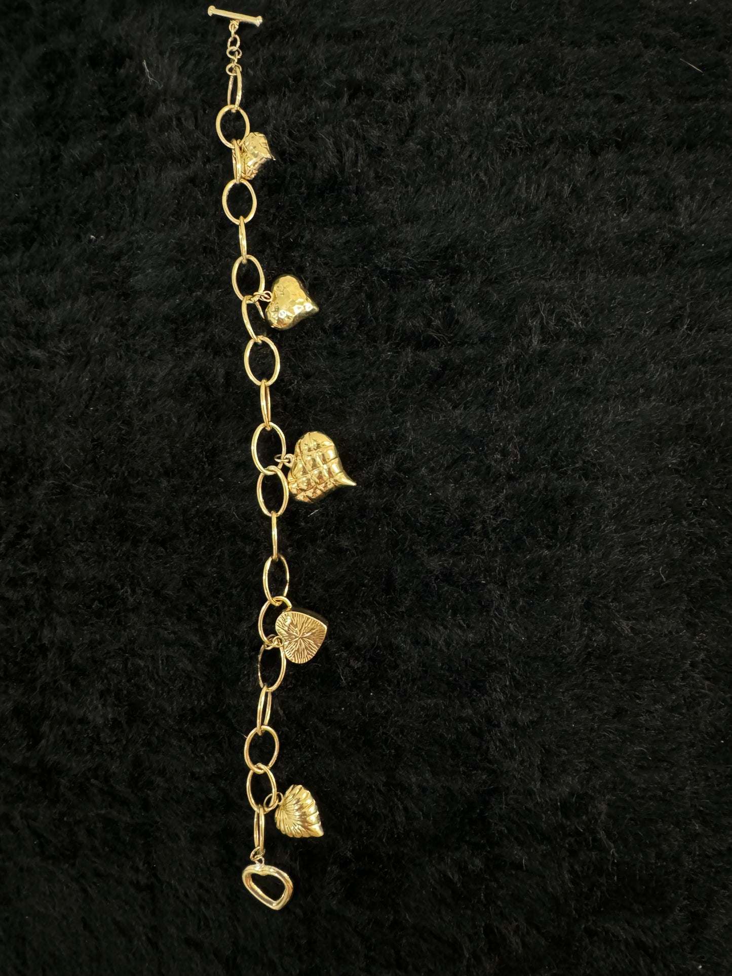 14K Heart Bracelet