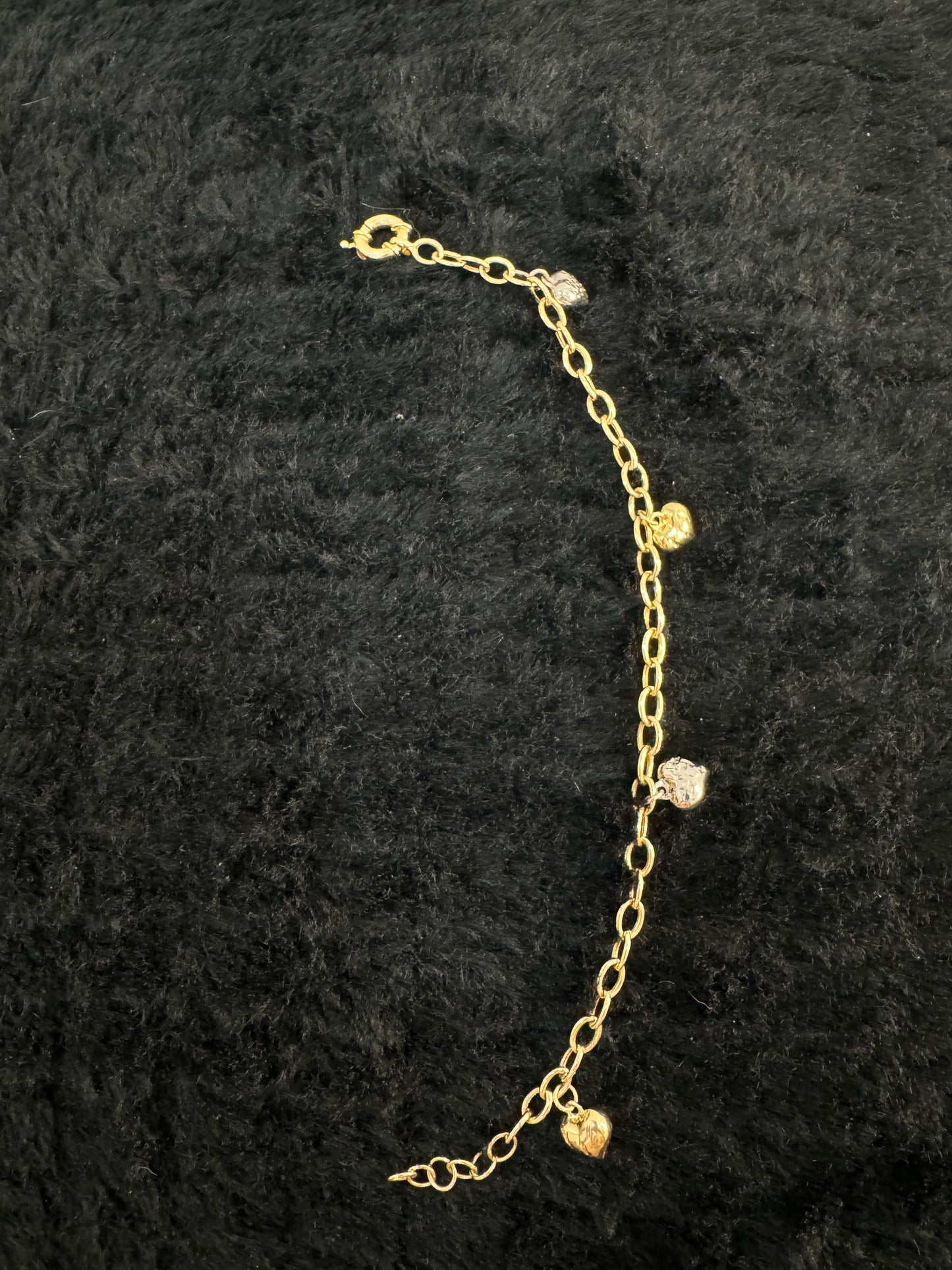 14K Heart Bracelet