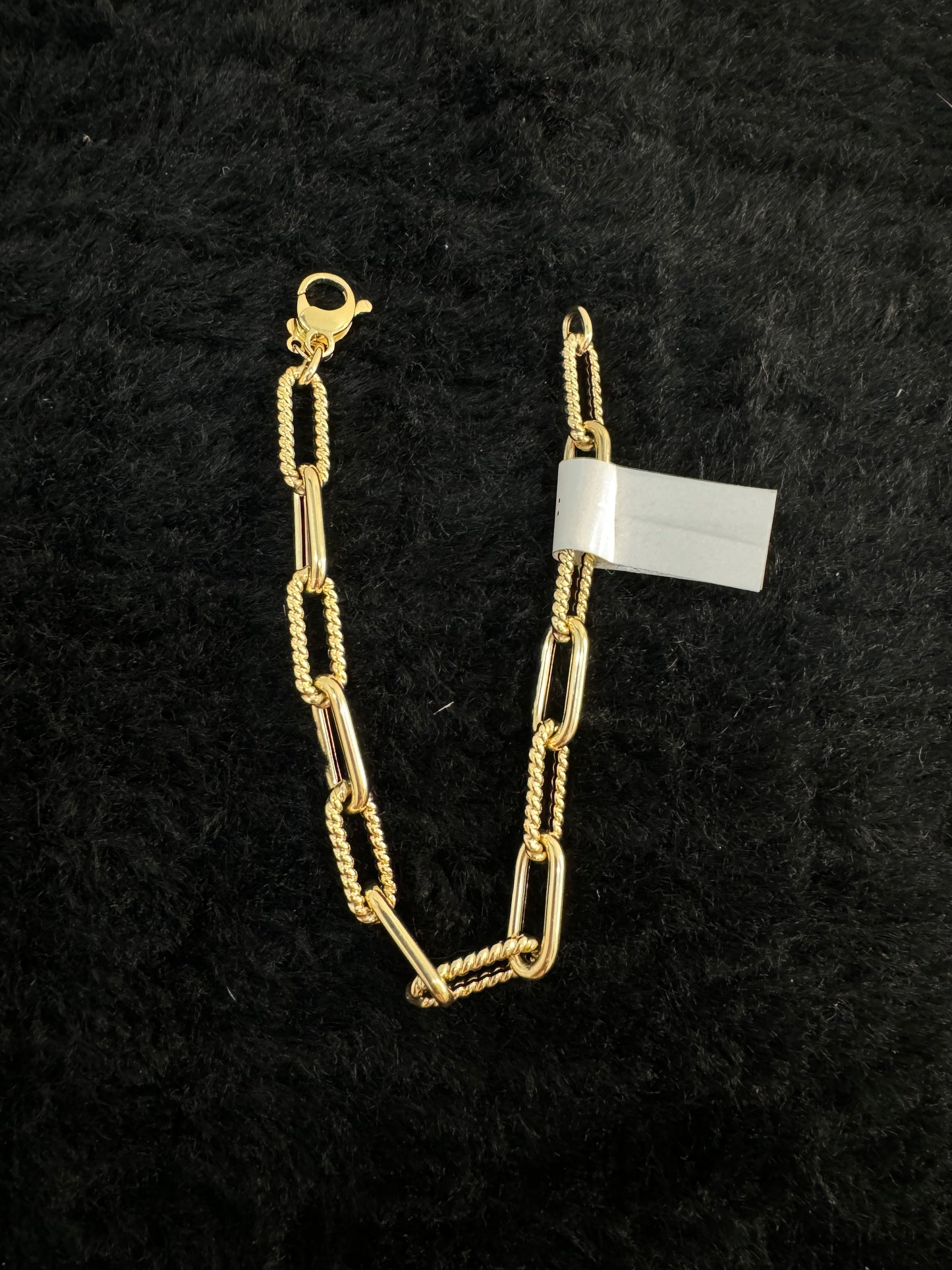 14K Paperclip Bracelet